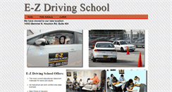 Desktop Screenshot of ezdrivingschooltx.com