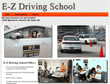 Tablet Screenshot of ezdrivingschooltx.com